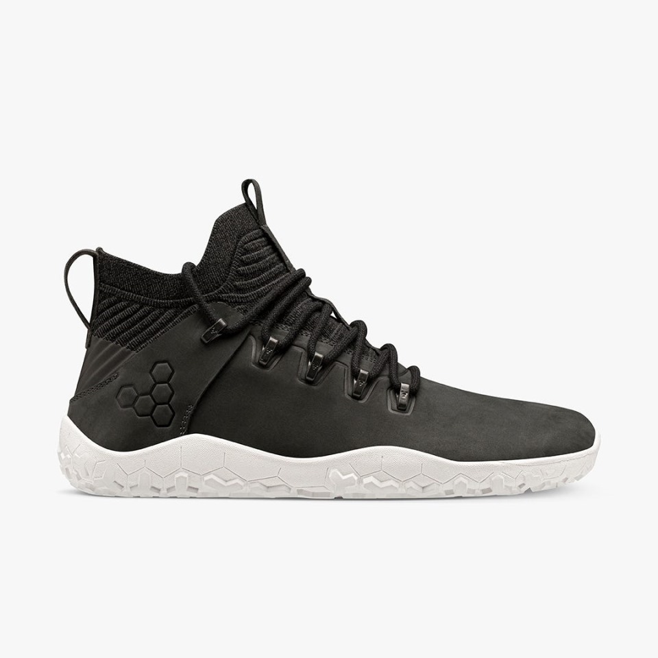 Vivobarefoot Magna Fg Womens Obsidian-White
