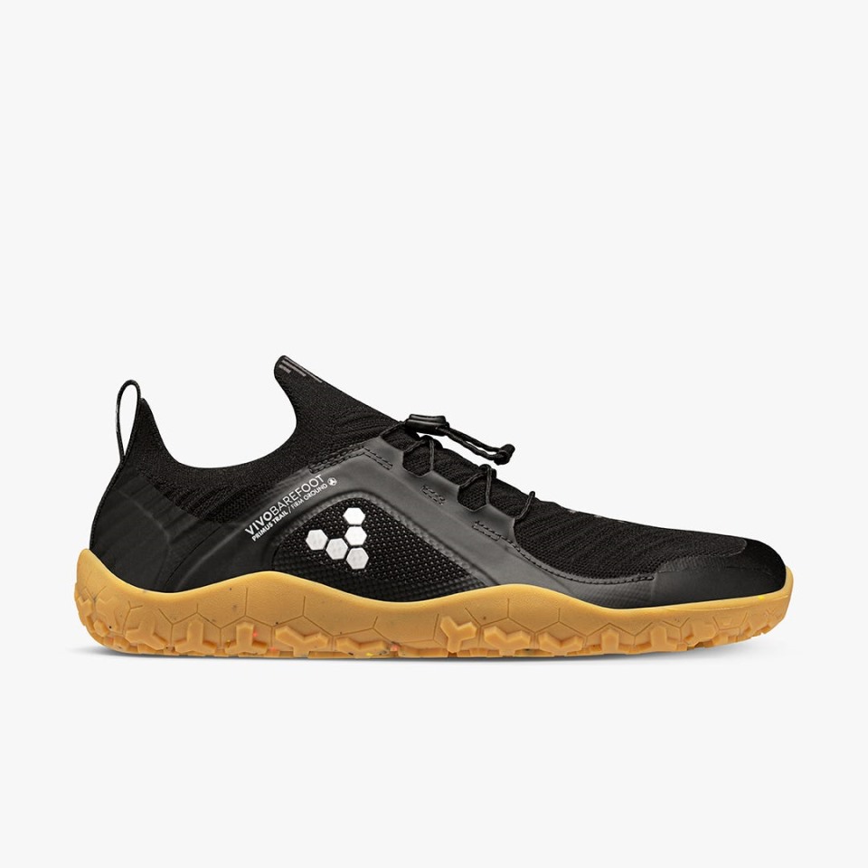 Vivobarefoot Primus Trail Knit Fg Womens Obsidian