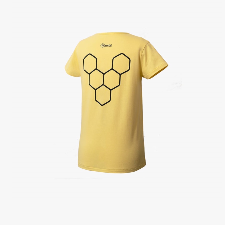 Rapanui T shirt Womens Yellow AU