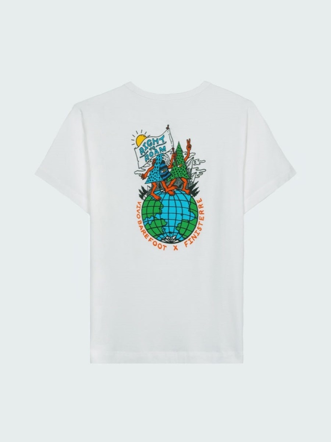 Finisterre Womens T Shirt White AU